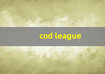 cod league